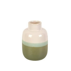 Vaso Romimex Verde Creme Cerâmica 14 x 20 x 14 cm de Romimex, Jarrões - Ref: D1628667, Preço: 17,16 €, Desconto: %