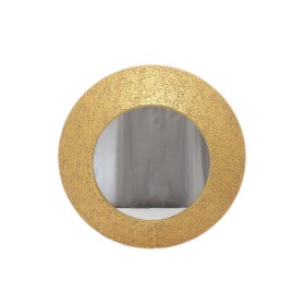 Wall mirror Romimex Golden Metal 92 x 92 x 9 cm by Romimex, Wall-Mounted Mirrors - Ref: D1628681, Price: 140,87 €, Discount: %