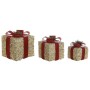 Christmas bauble DKD Home Decor White Red Golden 25 x 25 x 25 cm (3 Pieces) | Tienda24 - Global Online Shop Tienda24.eu