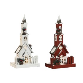 Décorations de Noël Home ESPRIT Blanc Rouge 27 x 18 x 56 cm (2 Unités) de Home ESPRIT, Noël - Réf : S3058489, Prix : 51,38 €,...