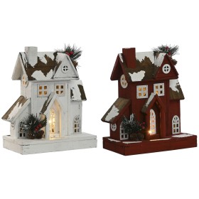 Décorations de Noël Home ESPRIT Blanc Rouge 26 x 14 x 32 cm (2 Unités) de Home ESPRIT, Noël - Réf : S3058490, Prix : 43,46 €,...