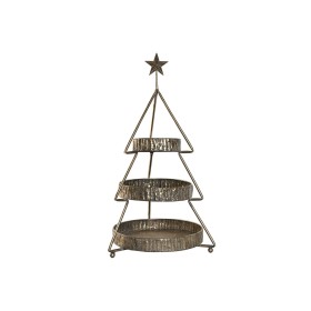 Fruit Bowl Home ESPRIT Golden Metal 43 x 43 x 79 cm Christmas Tree by Home ESPRIT, Bowls and large cups - Ref: S3058492, Pric...