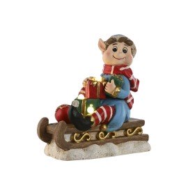 Weihnachtsschmuck Bunt Federn Sand Stoff Weihnachtsmann 12 x 36 cm | Tienda24 - Global Online Shop Tienda24.eu