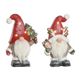 Christmas bauble Home ESPRIT White Red Gnome 25 x 11,5 x 38 cm (2 Units) by Home ESPRIT, Christmas - Ref: S3058504, Price: 44...