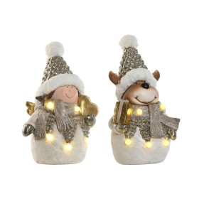 Décorations de Noël Home ESPRIT Blanc Doré 28 x 18,5 x 43 cm (2 Unités) de Home ESPRIT, Noël - Réf : S3058509, Prix : 64,98 €...