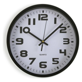 Horloge Murale Versa Noir Plastique 3,8 x 25 x 25 cm de Versa, Pendules murales - Réf : S3404211, Prix : 7,67 €, Remise : %