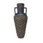 Vase de sol Romimex Marron Rotin Terre cuite 35 x 100 x 35 cm de Romimex, Vases - Réf : D1628757, Prix : 223,80 €, Remise : %