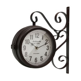 Wall Clock 5five Black polypropylene (Ø 30 cm) | Tienda24 - Global Online Shop Tienda24.eu