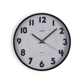 Horloge Murale Versa Blanc Plastique 4 x 30 x 30 cm de Versa, Pendules murales - Réf : S3412959, Prix : 11,83 €, Remise : %