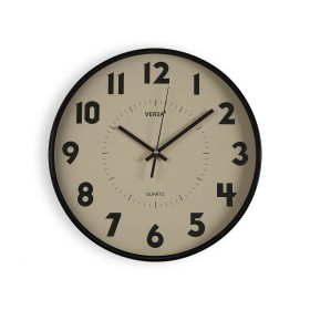 Horloge Murale Versa Beige Plastique 4 x 30 x 30 cm de Versa, Pendules murales - Réf : S3412960, Prix : 11,83 €, Remise : %