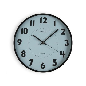 Horloge Murale Versa Bleu Plastique 4 x 30 x 30 cm de Versa, Pendules murales - Réf : S3412961, Prix : 11,81 €, Remise : %