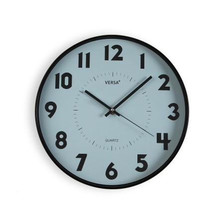 Wanduhr Versa Blau Kunststoff 4 x 30 x 30 cm | Tienda24 - Global Online Shop Tienda24.eu