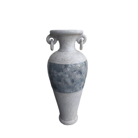 Floor vase Romimex White Grey Terracotta 32 x 80 x 32 cm With handles by Romimex, Vases - Ref: D1628788, Price: 147,69 €, Dis...