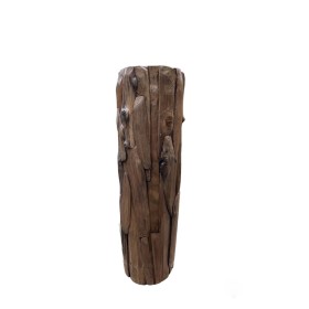 Jarrón de suelo Romimex Natural madera de teca 26 x 82 x 26 cm de Romimex, Jarrones - Ref: D1628792, Precio: 284,14 €, Descue...