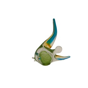 Decorative Figure Romimex Green Glass Fish 18 x 10 x 22 cm by Romimex, Collectables - Ref: D1628826, Price: 32,96 €, Discount: %