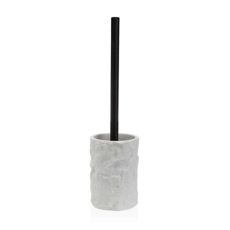 Toilet Brush Versa White Resin Rock | Tienda24 - Global Online Shop Tienda24.eu