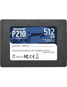 Hard Drive Patriot Memory P210 512 GB SSD by Patriot Memory, Solid disc drives - Ref: S9107772, Price: 38,72 €, Discount: %