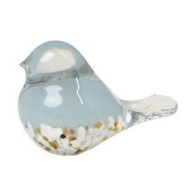 Decorative Figure Romimex Blue Glass Bird by Romimex, Collectables - Ref: D1628830, Price: 38,62 €, Discount: %