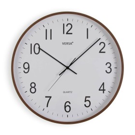 Horloge Murale Versa Plastique Quartz Bois MDF 5,2 x 50 x 50 cm de Versa, Pendules murales - Réf : S3413470, Prix : 37,16 €, ...