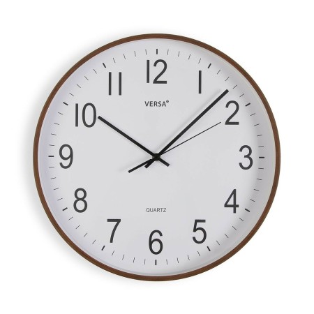 Horloge Murale Versa Plastique Quartz Bois MDF 5,5 x 40 x 40 cm | Tienda24 - Global Online Shop Tienda24.eu