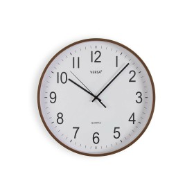 Wall Clock Versa Plastic Quartz MDF Wood 4 x 30 x 30 cm by Versa, Wall Clocks - Ref: S3413476, Price: 14,79 €, Discount: %