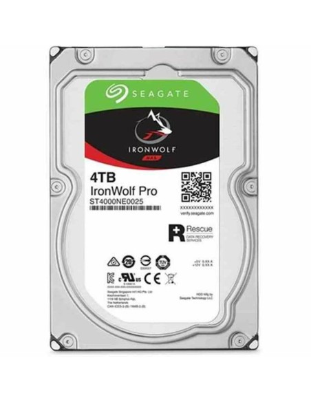 Festplatte Seagate IronWolf Pro ST4000NE001 3,5" 4 TB | Tienda24 Tienda24.eu