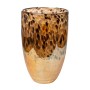 Vase Romimex Noir Doré verre Léopard 18 x 28 x 18 cm de Romimex, Vases - Réf : D1628855, Prix : 64,96 €, Remise : %