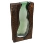 Vase Romimex Brown Green Wood Glass 18 x 32 x 6 cm by Romimex, Vases - Ref: D1628859, Price: 48,25 €, Discount: %