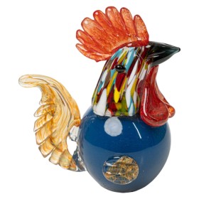 Decorative Figure Romimex Glass Rooster 12 x 16 x 10 cm by Romimex, Collectables - Ref: D1628901, Price: 25,12 €, Discount: %