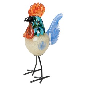 Figurine Décorative Romimex verre Coq de Romimex, Pièces de collection - Réf : D1628904, Prix : 47,29 €, Remise : %