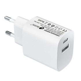 Chargeur mural LEOTEC Blanc 20 W de LEOTEC, Chargeurs - Réf : S5616727, Prix : 10,73 €, Remise : %