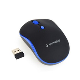 Souris Optique Sans Fil GEMBIRD MUSW-4B-03-B Noir/Bleu (1 Unités) de GEMBIRD, Souris - Réf : S5616895, Prix : 6,78 €, Remise : %