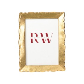 Photo frame Romimex Golden Resin 15 x 20 x 2 cm by Romimex, Table and wall frames - Ref: D1628989, Price: 20,17 €, Discount: %