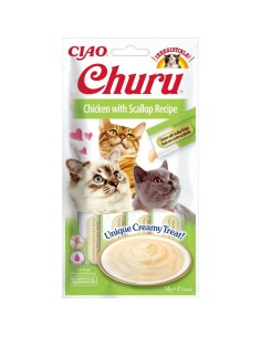 Snack für Katze Inaba Churu 4 x 14 g Meeresfrüchte Huhn von Inaba, Snacks - Ref: S9108627, Preis: 3,22 €, Rabatt: %