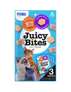 Snack para Gatos Inaba Juicy Bites 3 x 11,3 g Cangrejo de Inaba, Snacks - Ref: S9108642, Precio: 4,17 €, Descuento: %