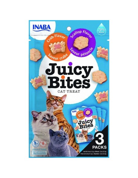 Lanche para Gato Inaba Juicy Bites 3 x 11,3 g Caranguejo | Tienda24 Tienda24.eu