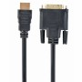 Adaptateur HDMI vers DVI GEMBIRD 5m, HDMI/DVI, M/M Noir 5 m | Tienda24 - Global Online Shop Tienda24.eu