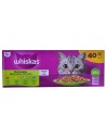 Comida para gato Whiskas Mix Favourites in jelly Pollo Salmón Atún Ternera 40 x 85 g | Tienda24 Tienda24.eu