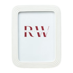 Photo frame Romimex White Resin 15 x 20 x 2 cm by Romimex, Table and wall frames - Ref: D1629017, Price: 17,62 €, Discount: %