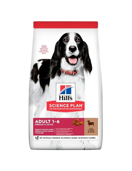 Pienso Hill's Science Plan Adult Medium Adulto Cordero Arroz 2,5 kg | Tienda24 Tienda24.eu