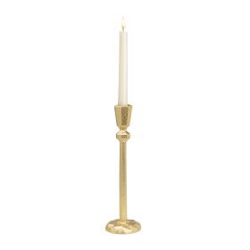 Candleholder Romimex Golden Resin 8 x 28 x 8 cm by Romimex, Candelabras and candle holders - Ref: D1629028, Price: 13,54 €, D...