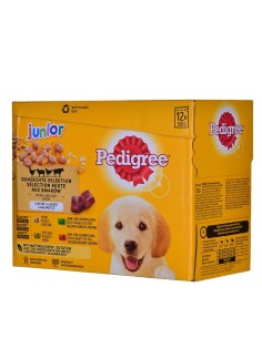 Cibo umido Pedigree unior Selection Pollo Carne di vitello Agnello Uccelli 100 g 12 x 100 g da Pedigree, Umido - Ref: S910917...