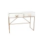 Consola Romimex Blanco Dorado Metal Madera MDF 100 x 77 x 39 cm de Romimex, Mesas - Ref: D1629045, Precio: 284,30 €, Descuent...