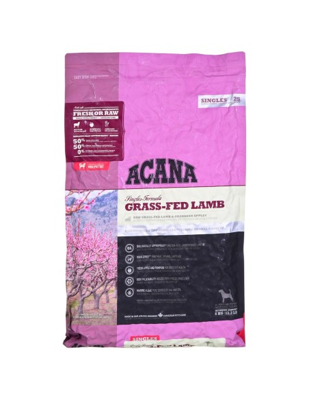 Pienso Acana Grass-Fed Adulto Cordero Vegetal 6 Kg | Tienda24 Tienda24.eu