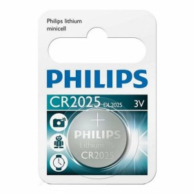 Batteria a Bottone a Litio Philips CR2025P4/01B di Philips, Cuffie e accessori - Rif: S5630293, Prezzo: 5,08 €, Sconto: %