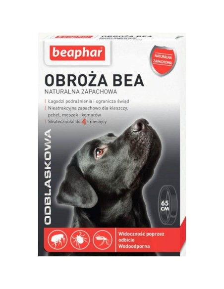 Hundehalsband Beaphar 65 cm Flöhe und Zecken Schwarz Dunkelgrau | Tienda24 Tienda24.eu