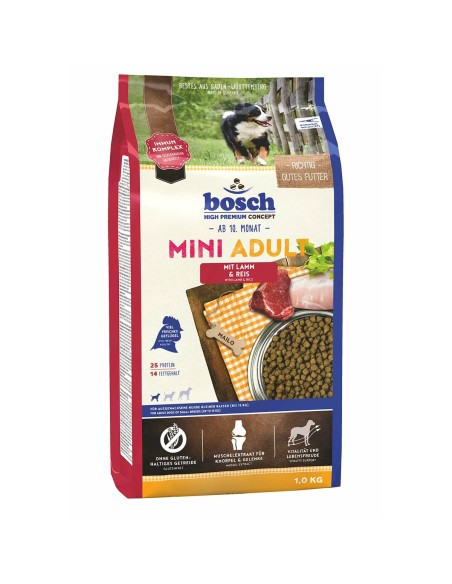 Io penso BOSCH Mini Adult Adulto Agnello Riso 1 kg da BOSCH, Secco - Ref: S9109939, Precio: 6,49 €, Descuento: %