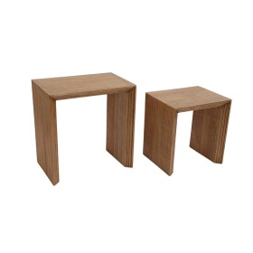 Set di tavoli Romimex Naturale Legno di pino 2 Pezzi di Romimex, Tavoli - Rif: D1629094, Prezzo: 282,80 €, Sconto: %