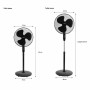 Freestanding Fan Oceanic 683568 | Tienda24 - Global Online Shop Tienda24.eu