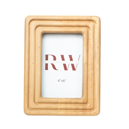 Marco de Fotos Romimex Natural Madera MDF 10 x 15 x 3 cm de Romimex, Marcos de pared y mesa - Ref: D1629101, Precio: 21,24 €,...